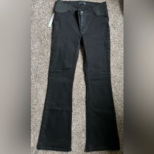 ASOS black boot cut maternity jeans size 2